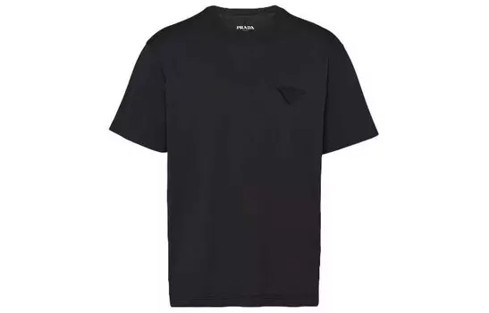 Футболка мужская черная Prada, черный