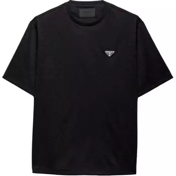 Футболка мужская черная Prada, черный