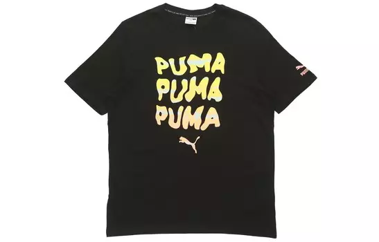Футболка мужская черная Puma, черный