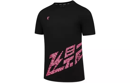 Футболка мужская черная Qiaodan, черный