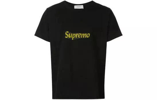 Футболка мужская черная Rhude, черный