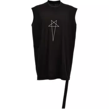 Футболка мужская черная Rick Owens, черный