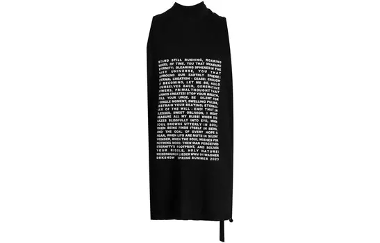 Футболка мужская черная Rick Owens Drkshdw, черный