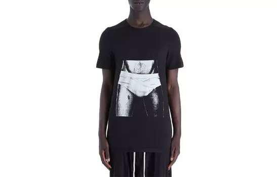 Футболка мужская черная Rick Owens Drkshdw, черный