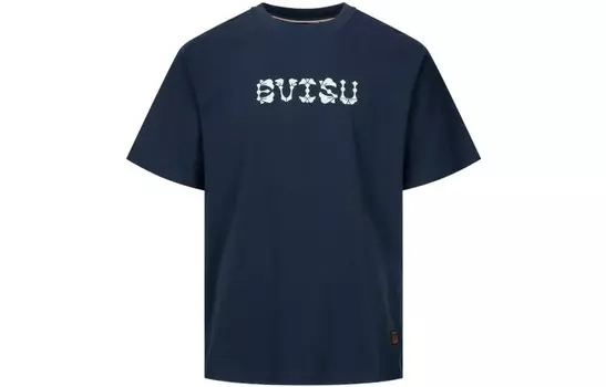 Футболка мужская черная/синяя Evisu, черный/синий