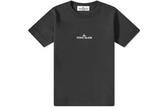 Футболка мужская черная Stone Island, черный