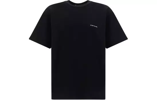 Футболка мужская черная Stone Island, черный