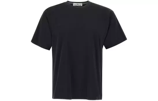 Футболка мужская черная Stone Island, черный