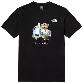 Футболка мужская черная The North Face, черный
