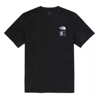 Футболка мужская черная The North Face, черный