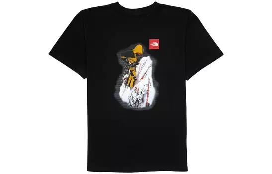 Футболка мужская черная The North Face, черный