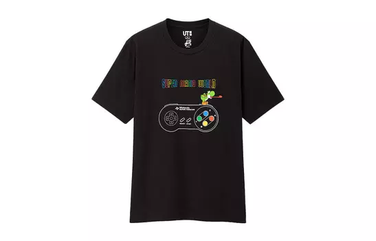 Футболка мужская черная Uniqlo, черный