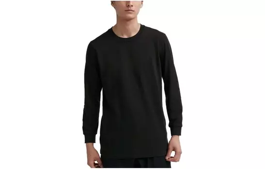 Футболка мужская черная Uniqlo, черный