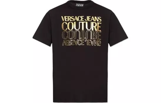 Футболка мужская черная Versace Jeans, черный