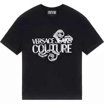 Футболка мужская черная Versace Jeans Couture, черный