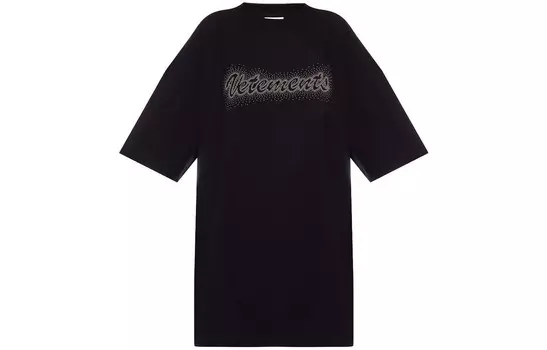 Футболка мужская черная Vetements, черный
