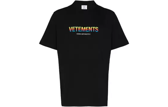 Футболка мужская черная Vetements, черный
