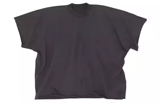 Футболка мужская черная Yeezy, черный