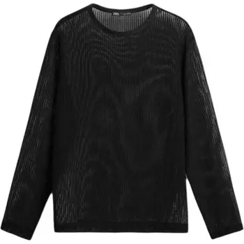 Футболка мужская черная Zara, черный