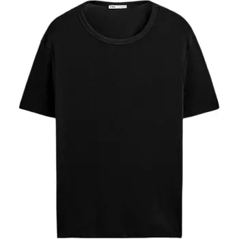 Футболка мужская черная Zara, черный