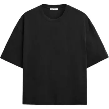 Футболка мужская черная Zara, черный