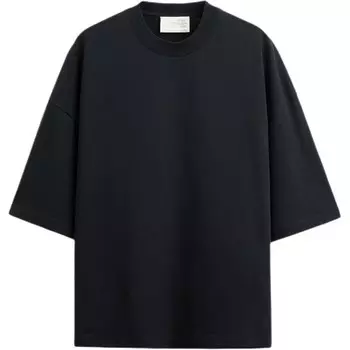 Футболка мужская черная Zara, черный