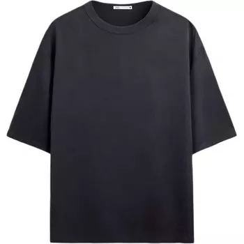 Футболка мужская черная Zara, черный