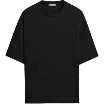 Футболка мужская черная Zara, черный