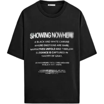 Футболка мужская черная Zara, черный