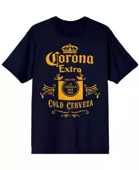 Футболка мужская Cold Cerveza Label, цвет темно-синий, размер 3XL Corona