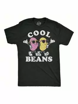 Футболка мужская Cool Beans с рисунком, черный