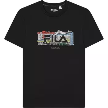 Футболка мужская, цвет черный как смоль Fila, черный