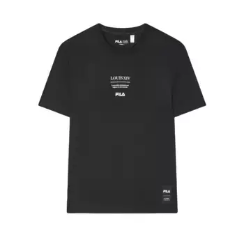 Футболка мужская, цвет черный как смоль Fila, черный