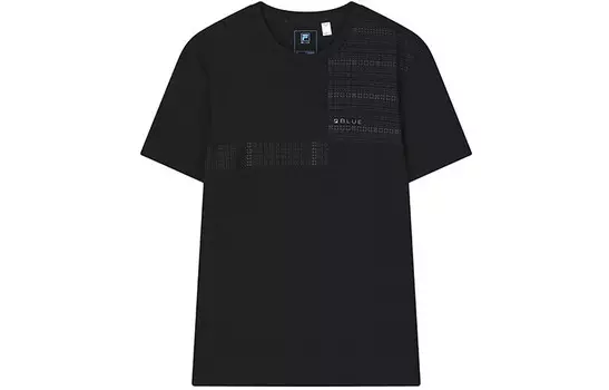 Футболка мужская, цвет черный как смоль Fila, черный