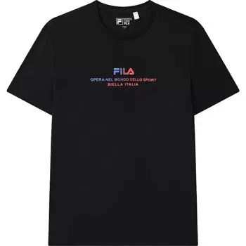 Футболка мужская, цвет черный как смоль Fila, черный