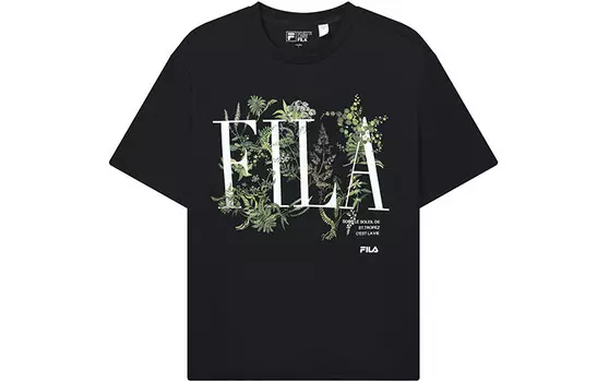 Футболка мужская, цвет черный как смоль Fila, черный
