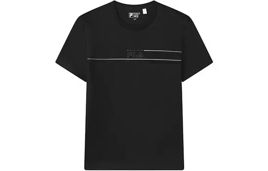 Футболка мужская, цвет черный как смоль Fila, черный