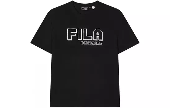 Футболка мужская, цвет черный как смоль Fila, черный