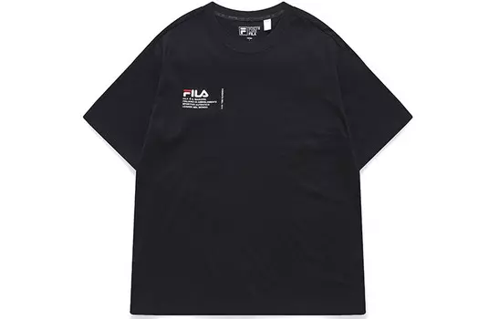 Футболка мужская, цвет черный как смоль Fila, черный