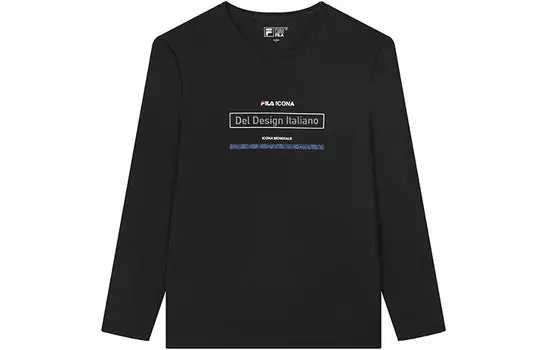 Футболка мужская, цвет черный как смоль Fila, черный