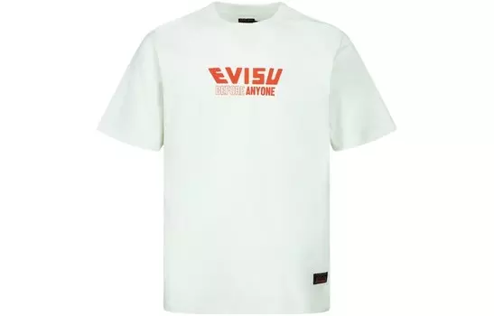 Футболка мужская цвета слоновой кости Evisu, слоновая кость