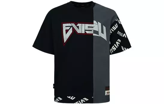 Футболка мужская цветная/черная Evisu, черный