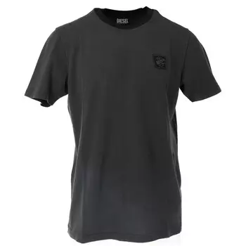 Футболка мужская Diesel однотонная, черный