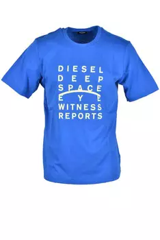 Футболка мужская Diesel с принтом, синий