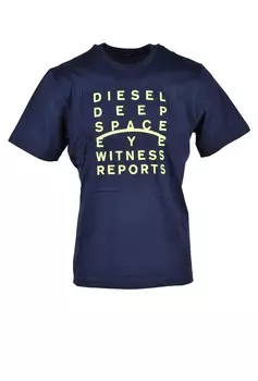 Футболка мужская Diesel с принтом, синий