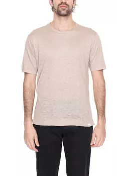 Футболка мужская Diktat однотонная, бежевый