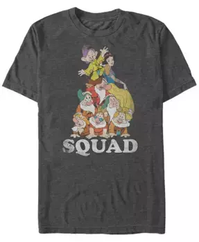 Футболка мужская Disney "Snow White Dwarf Squad Goals" с коротким рукавом Fifth Sun, серый