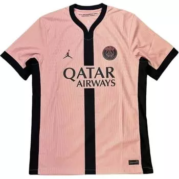 Футболка мужская DRI FIT Adv для третьего матча «Пари Сен-Жермен» 2024/25 Jordan, розовый