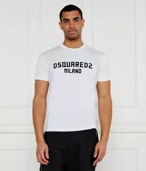 Футболка мужская Dsquared2, белый / черный