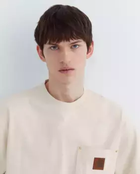 Футболка мужская Eldon Pocket с коротким рукавом Carhartt WIP, белый